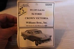 Ho Scale Williams Bros., Set Of 3, 1956 Ford Crown Victoria Kit #53203 Bnos. Fixed Price $32.00.