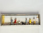 Vintage Merten #2180 Mini Figures "strollers" Made Germany. Fixed Price $7.99.