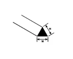 Plastruct Model Parts 90844 MRT-80 Triangular Rod .080 (10 Pack). Fixed Price $6.69.
