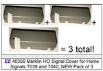 New 403560 Rklin Covers For 7039 And 7040 Semaphore Signals. Fixed Price $8.75.