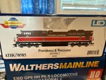Ho Scale Locomotive Athearn Genesis Providence & Worcester SD70M-2DCC READY#4302. Fixed Price $181.99.