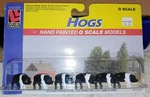 Life Like 1149 Scale Hand Painted Hog Figures (6), New, (12E). Fixed Price $11.50.