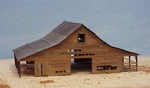 Ho Scale Deloney's Barn Kit (2007). Fixed Price $45.75.