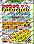 1/24 Scale Slot Car Signs - Reflective Train. Fixed Price $25.99.