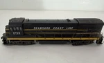 Athearn Trains Seaboard Coast Line Ho 1733 U33-B Powered Diesel. Fixed Price $36.46.