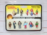 Woodland Scenics Accents A1837, General Public, 1/87 Ho Scale. Fixed Price $8.95.