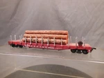Ho Scale Athearn Reading 90123 Flat Car W/log Load. Fixed Price $24.99.