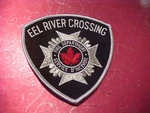 Eel River Crossing Canada Fire Department Patch Shoulder Size New. Fixed Price $7.50.