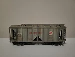 Custom Weathered Bowser Monon Acf 70 Ton 2-BAY Covered Hopper #4231. Fixed Price $49.99.