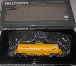 Walthers Proto Ho 40' Trinity 70023 14000 G Molten Sulfur Tank Car #920-100021. Fixed Price $42.00.