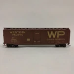 Ho Athearn Western Pacific 50' Car Metal Wheels Kadees Wp 56898 Bluebox 1323. Fixed Price $9.99.