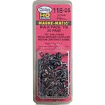 Kadee #118-25 Bulk Pack (25 Pr) Sf Shelf Whisker Metal Couplers Md 9/32" Ho. Fixed Price $59.99.