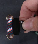 Animated Barber Shop Pole By Miller Engineering-o-scale Size- 2" Tall. Fixed Price $37.99.