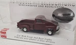 Busch New Ho 1/87 Scale Chevy Pick-up Plum Finish With Working Lights. Fixed Price $31.99.