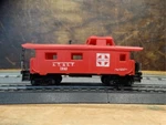 Tyco Ho Scale 41' A. T. & S. F. 7240 Model Railroad Train Red Cupula Caboose. Fixed Price $12.75.