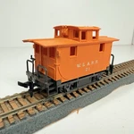 Ho Scale Ahm 36 W&a Caboose #6252. Fixed Price $9.00.