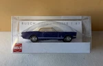 Busch #47520 - 1964 Ford Mustang 1:87 Ho Scale Blue W/ White Top. Fixed Price $19.99.
