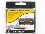 All Scales Woodland Scenics Just Plug JP5700 Lights & Hub Set. Fixed Price $21.95.