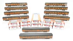 Walthers Orange/green Gn Empire Builder 10-CAR Set With Outside Sleeves Nib. Fixed Price $749.95.