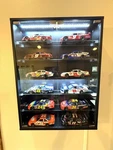 Display Case 1/24 Diecast Model Led Light Minifigures Nascar Wall Cabinet. Fixed Price $169.99.