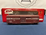 Atlas Ho Western Maryland #34001 50 Single Door Box Car 20001459. Fixed Price $24.99.