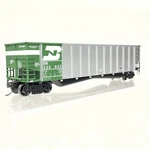 Intermountain Ho Burlington Northern Bn #535071 Trinity Aluminator Coal Gondola. Fixed Price $25.39.