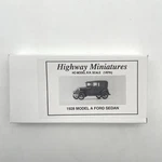 Jordan Products 360-236 Highway Miniatures Ho Scale 1928 Ford Sedan Model Kit. Fixed Price $14.95.