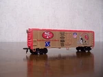 Ho Scale Vintage Nfl Super Bowl San Francisco 49ERS Box Car Mantua First Edition. Fixed Price $16.00.