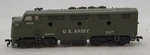 Cox 6111-6 Ho Us Army F3 Diesel Locomotive Ex. Fixed Price $47.55.