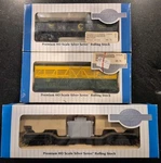Lot Of Vintage Bachmann Silver Series Ho Cars. #17208, 18541, 18348.. Fixed Price $35.00.
