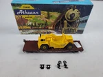 Ho Scale Athearn 1358 Rock Island 40' Flat Car & Earth Mover Ri 90089 Blue Box. Fixed Price $20.00.