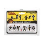Woodland Rescue Firefighters - Ho Scale Model Railroad Figure #A1961. Fixed Price $20.04.