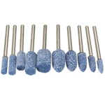 10PCS 1/8" Abrasive Mounted Grinding Stone Rotary Tool Set Wheel Head Dremel. Fixed Price $9.39.