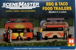 Ho Scale Walthers Scenemaster 949-2904 Bbq & Taco Stand Food Trailers. Fixed Price $22.93.