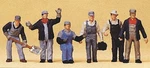 Preiser Ho United States Railroad Transition-era Freight Train Crew PKG(6) 10453. Fixed Price $24.98.