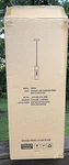 Hudsen And Canal Blackened Bronze Metal Glass Pendant PD0301 Open Box. Fixed Price $12.49.