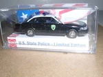 Busch #49080 1998 Ford Crown Victoria "wyoming Highway Patrol" B.& W. H.O.1/87. Fixed Price $24.99.