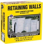 Woodland Scenics C1258 Ho Concrete Wing Wall (3) Train Scenery. Fixed Price $10.95.