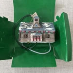 Lionel Train Station Christmas Ornament Lighted Porcelain W/box 1ST Edition Read. Fixed Price $9.99.