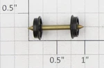 Roundhouse 90503 Black Passenger Wheel Set (12). Fixed Price $8.40.