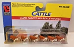 Vintage Life Like Ho NO.1183 Cattle Hand Painted New Card. Fixed Price $14.00.
