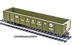 Ho Scale Us Army 40' Gondola Car Model Power New 98510. Fixed Price $9.00.
