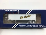 Ho Trainworx 80257-01 City Market 40 Corrugated Reefer Trailer #56 Brand New. Fixed Price $50.00.