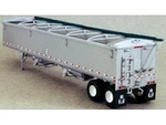 Ho 1:87 Lonestar # 6000 Wilson 43' Grain Trailer Kit Silver W/black Tarp. Fixed Price $31.95.