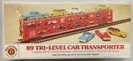 Bachmann Ho #46-1200-02 89' Tri-level Car Transporter Santa Fe. Fixed Price $45.00.