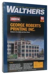 Walthers Cornerstone Ho Scale George Roberts Printing Company Kit 933-3046. Fixed Price $49.96.