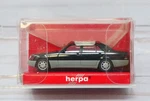 Herpa 020947, Mercedes-benz 600 Sel 4-DOOR, Black-grey, 1/87 Ho Scale. Fixed Price $14.95.
