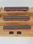 3 Roco Ho Obb 1ST &2ND Class International Eurofima Coach + One For Repair.. Fixed Price $31.30.