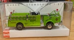 Very Rare Busch Ho 1/87 Lafrance Green Pumper Fire Engine Truck #7 #46010 Nib. Fixed Price $54.99.