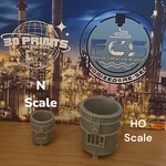 Steel Mill 75 Ton Transfer Ladle Molten Metal Ho Scale Model Railroad Freight. Fixed Price $12.99.